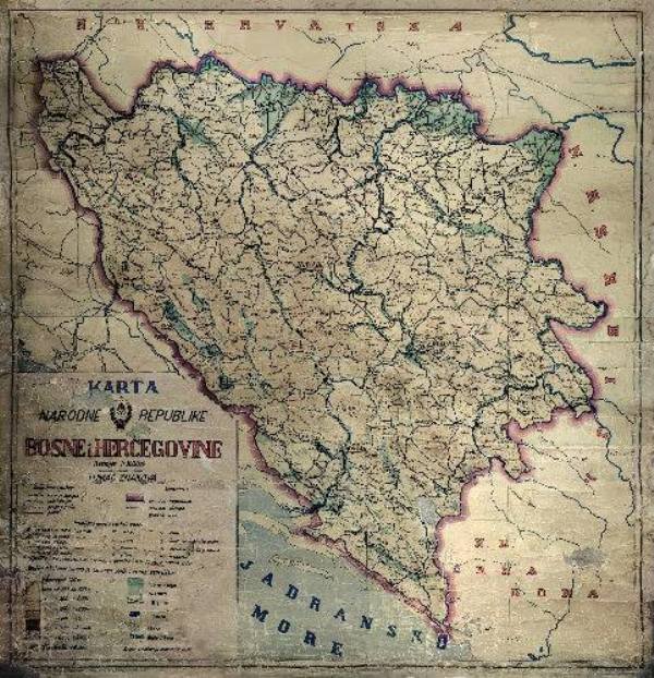 Karta Bosne 1947
